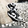 NICEDAY 現貨 Air Jordan 1 Mid Panda 熊貓 黑白 高筒 黑色 白色 男鞋 女鞋 DV0991-101