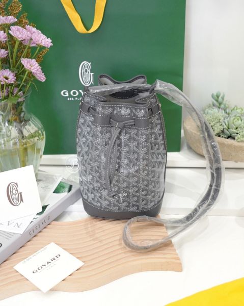 圖片 GOYARD Petit Flot老花水桶包-灰色(預購)