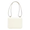 圖片 Hermes Constance Mini Epsom牛皮三拼特殊皮銀釦斜背包(Nata奶油白)
