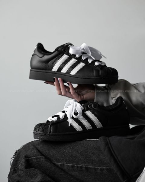 iSNEAKERS 現貨 Adidas Superstar II "Core Black" 純黑 貝殼鞋 JI3538