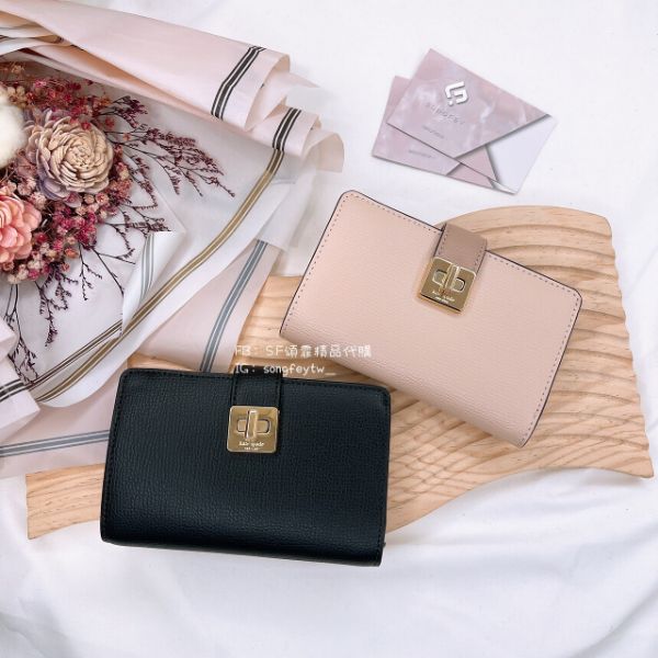 圖片  kate spade  新款 轉釦扣式中夾