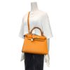 圖片 Hermes 展示品 Kelly 28 Epsom牛皮手提/肩背凱莉二用包(金釦/2S芝麻色)