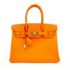 圖片 Hermes 展示品 Birkin 30 Epsom牛皮金釦手提包(橘)