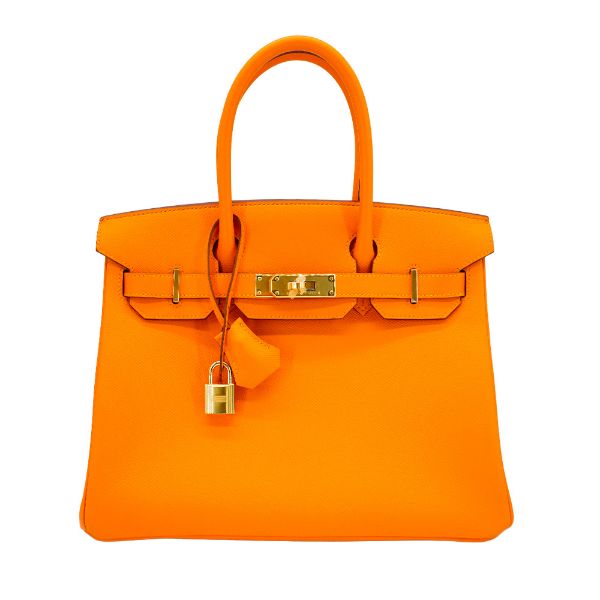 圖片 Hermes 展示品 Birkin 30 Epsom牛皮金釦手提包(橘)