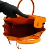圖片 Hermes 展示品 Birkin 30 Epsom牛皮金釦手提包(橘)