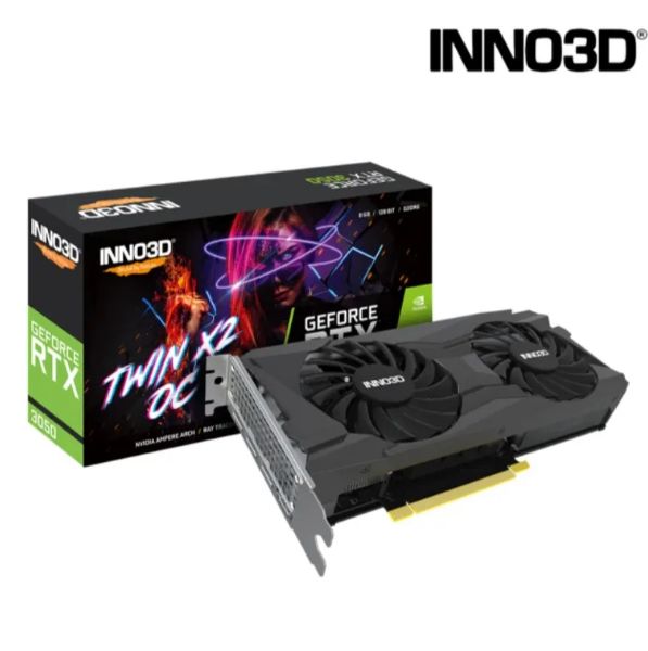 圖片 INNO3D RTX3050 TWIN X2(1777MHZ/24cm/超頻雙風扇/註冊四年保)