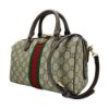 圖片 Gucci Ophidia Speedy 帆布手提/斜背波士頓包(772061-烏木)