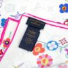 圖片 Louis Vuitton x TM Monogram Superflat Flowers 花卉印花圖案絲巾(M96263-白)