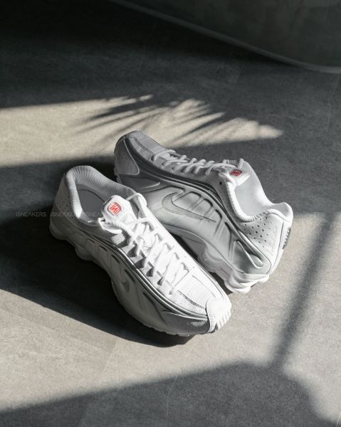 iSNEAKERS 現貨 Nike Shox R4 "White Metallic Silver" 白銀 彈簧鞋 HQ1988-101