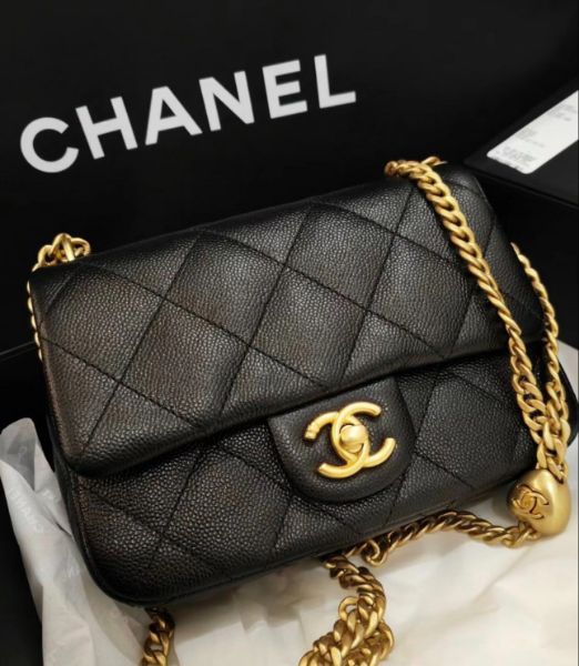 圖片 CHANEL 香奈兒 AS3829 愛心荔枝方胖 太美了 💗