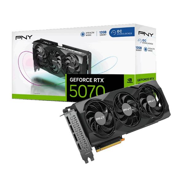 圖片 @電子街3C特賣會@全新PNY RTX5070 OC 12G GDDR7 TRIPLE FAN 顯示卡 RTX 5070