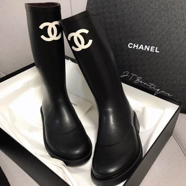 圖片 Chanel 經典雨靴