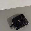 圖片 Chanel coco 羊皮金釦吐司錢包
