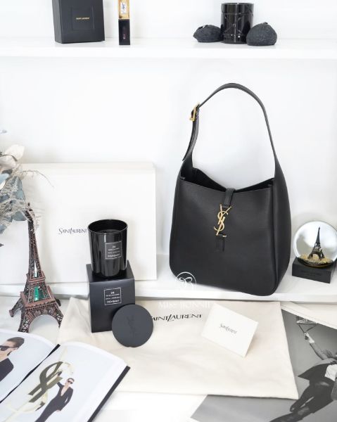 圖片 YSL LE 5 À 7加長型軟牛皮小號HOBO手袋(預購)