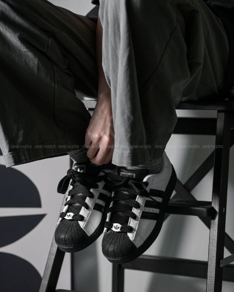 iSNEAKERS 現貨 Adidas Superstar II "Black White" 黑白 貝殼鞋 JI0124