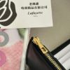 圖片 LOEWE Puffer Anagram 黑金滑面小牛皮短夾