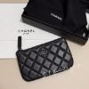 圖片 chanel So black 一字拉鍊錢包