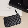 圖片 chanel So black 一字拉鍊錢包