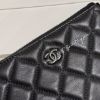 圖片 chanel So black 一字拉鍊錢包