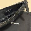 圖片 chanel So black 一字拉鍊錢包