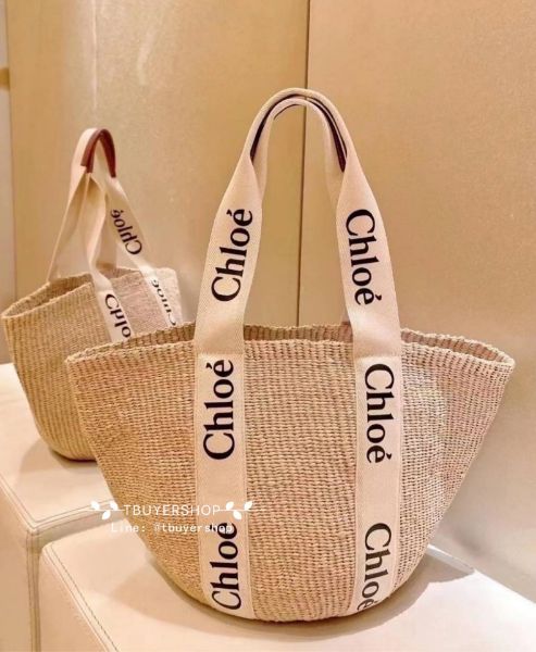 圖片 Chloe woody拉菲草編包 超大容量、春夏必備