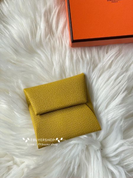 圖片 Hermes bastia 經典零錢包 茴香拼橙色