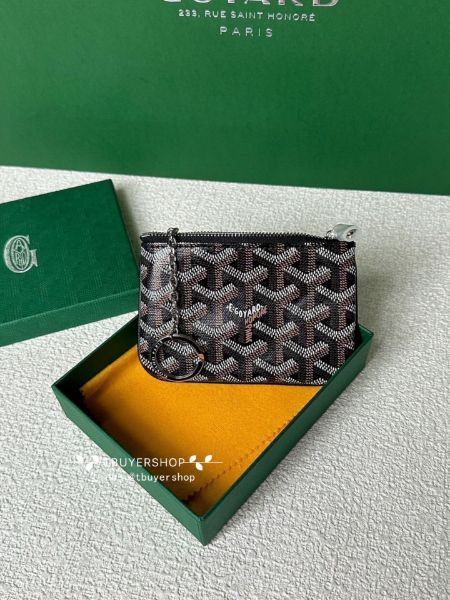 圖片 Goyard 新款nano 鑰匙圈 零錢包 黑 男女都合適