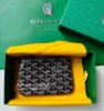 圖片 Goyard 棕色 mini pouch 一字零錢包 內裏有卡槽 千鈔可對折放 帶盒 送禮自用都合適