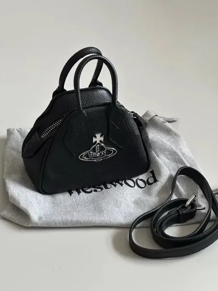 圖片 VIVIENNE WESTWOOD 西太后 保齡球包 MINI包 黑色 45030009S000DN403