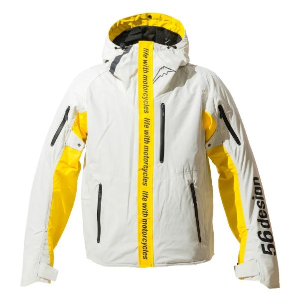 圖片 56DESIGN × KUSHITANI AXIS JACKET 黃白 春夏款 防水 防摔衣 富士山