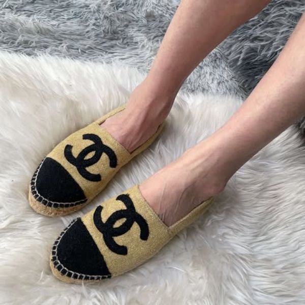 圖片 Chanel 金絲大c漁夫鞋