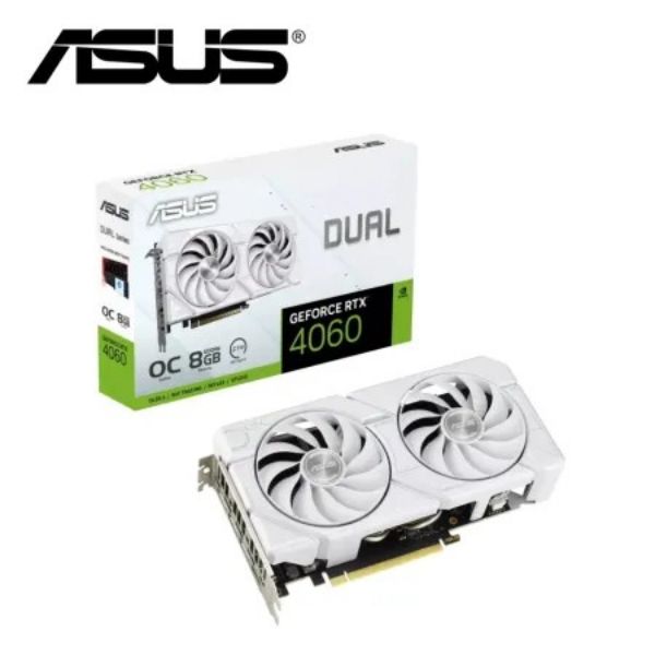 圖片 @電子街3C特賣會@全新 華碩 ASUS DUAL-RTX4060-O8G-EVO WHITE 顯示卡 RTX 4060 白