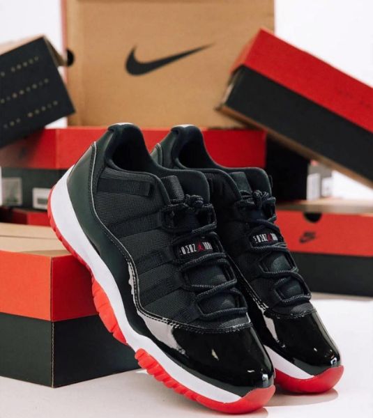 圖片 Nike Air Jordan 11 LOW 黑紅