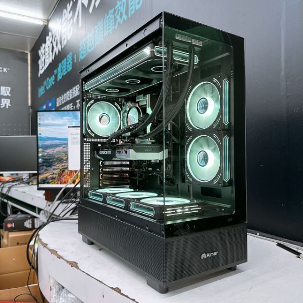 圖片 王者5號 AMD R7 7700 MPK 獨顯 RTX5060Ti 16G 全幅式無限鏡 360 水冷 電競