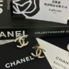 圖片 CHANEL 25S 線條拉絲雙C耳環