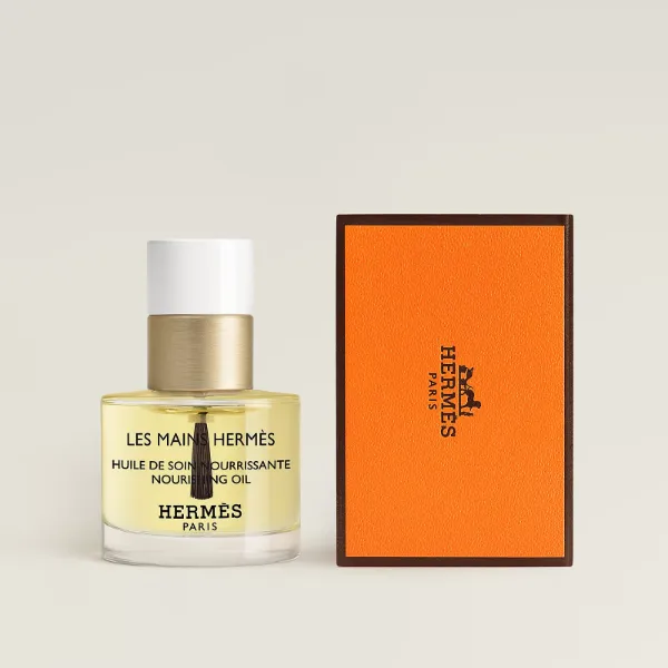 圖片 Hermès 愛馬仕彩妝 指彩護手系列 指緣油 15ml #透明/專櫃緞帶包裝