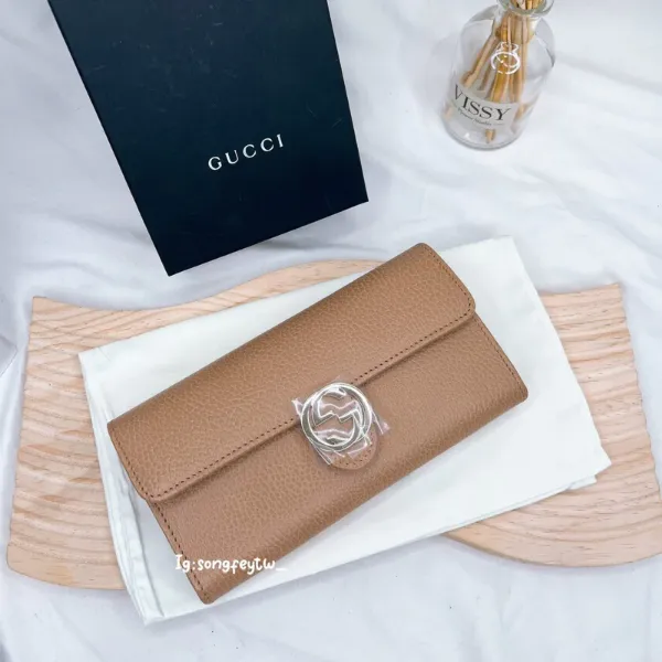 圖片 Gucci 信封長夾 雙G logo 長夾