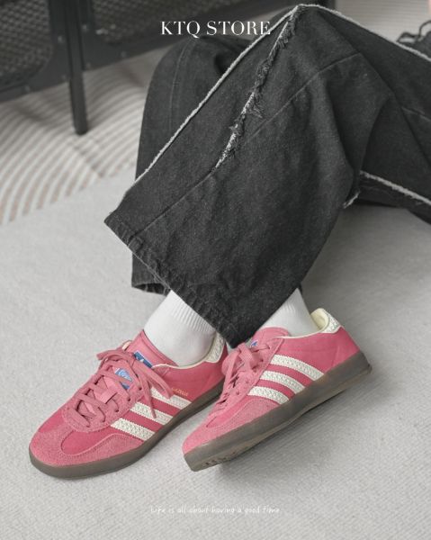 圖片 KTQ STORE 現貨 Adidas Originals Gazelle "Pink Cloud White" 草莓熊 IF1809