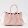 圖片 《現貨最低特價 》Bottega Veneta 819004 Small Pinacoteca 編織小款托特包 玫瑰粉色