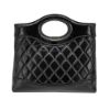 圖片 Chanel 31 Bag 油蠟羊皮淡金雙鍊手提斜背包-mini(AS4133-黑)