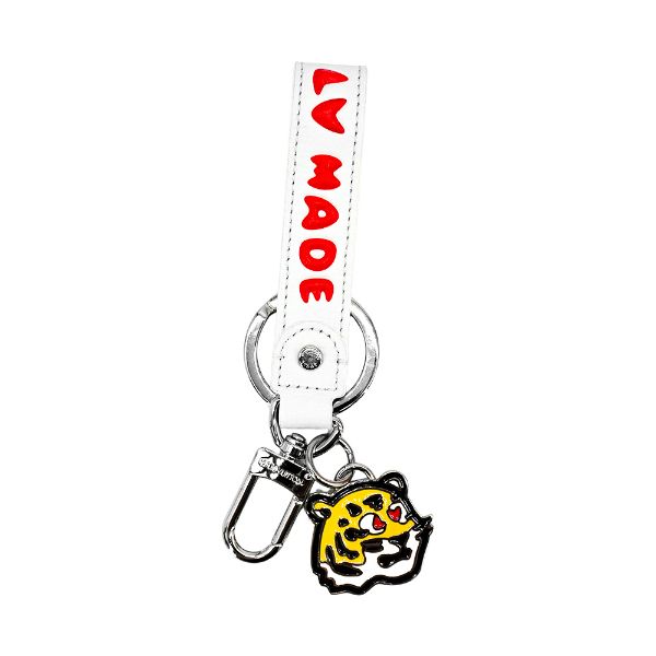 圖片 Louis Vuitton 老虎造型牛皮鑰匙圈(MP3225-白)