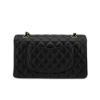 圖片 Chanel 展示品 雙C菱格牛皮金鍊翻蓋coco斜背包-25cm(A01112-黑)