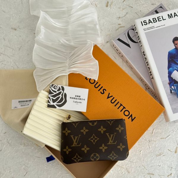 圖片 LOUIS VUITTON M13559 老花鑰匙一字拉鏈零錢包
