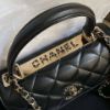 圖片 Chanel 23s黑金編織trendy handle