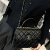 圖片 Chanel 23s黑金編織trendy handle