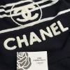 圖片 CHANEL 25S 羊毛字母黑色圍巾