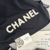 圖片 CHANEL 25S 羊毛字母黑色圍巾