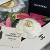 圖片 CHANEL 24S 半鑽字母雙C耳環
