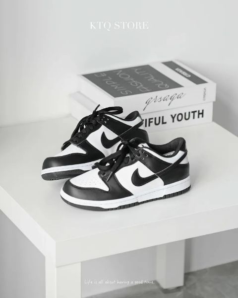 圖片 KTQ STORE 現貨 Nike Dunk Low 黑白 熊貓 女 DD1503-101