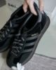 圖片 KTQ STORE 現貨 ADIDAS GAZELLE INDOOR 炭黑 灰黑 深灰 焦糖底 天鵝絨 女鞋 JI2712